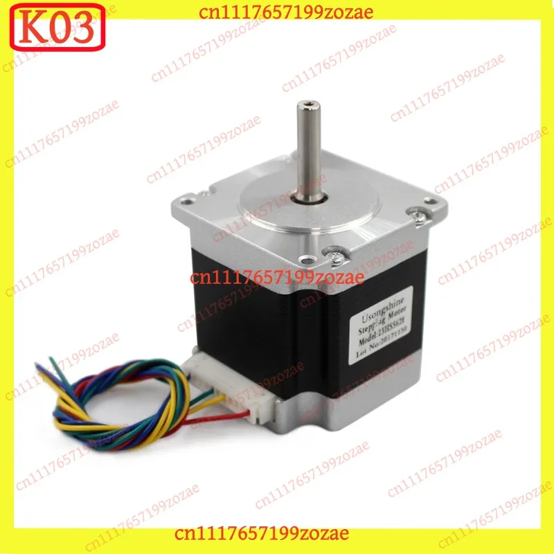 k3 NEMA23 Stepper Motor 23HS5628 (2.8A) + DM542 Driver (4.2A) Kit for CNC Router & Large 3D Printer - High Torque Motion Set