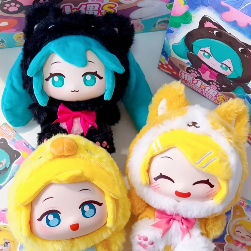 

Genuine Hatsune Miku Forest Cuties Vinyl Face Plush Doll Blind Box Kawaii Anime Figure Bag Pendant Mystery Box Toy Birthday Gift