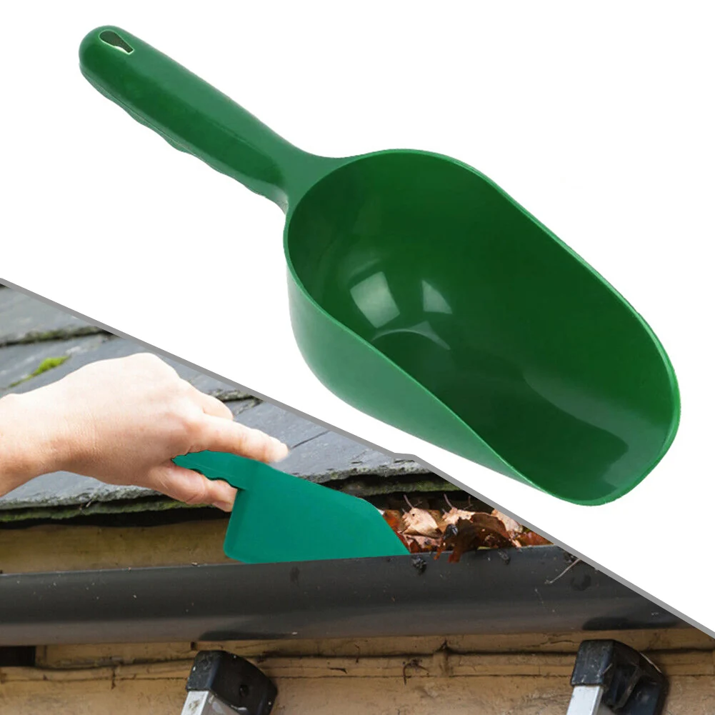 Gutter Getter Scoop Cleaning Roof Tool Large Capacity Roof Gutter Shovel Plastic Garden Leaf Cleaning Spoon Eaves Shovel