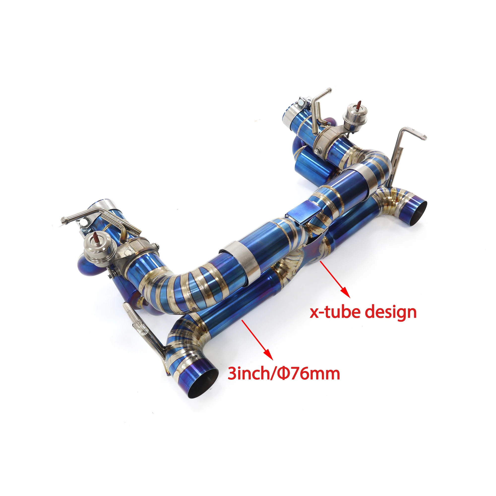 

ING Exhaust Catback Titanium Alloy Ferrari 488 GTB F142M 3.9T Electron Remote Valve Performance System