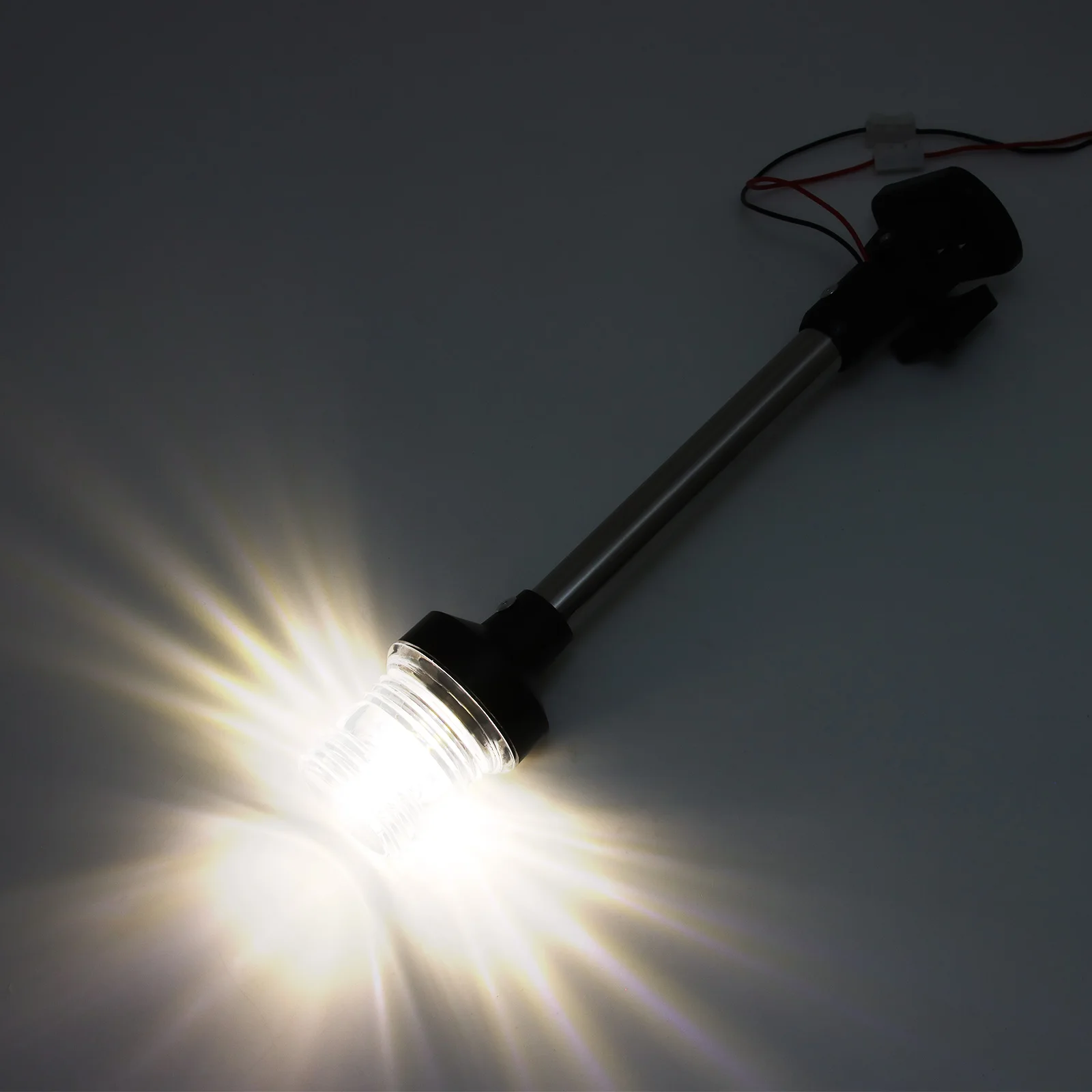 LED Fold Down Anchor Light,Sailing Signal Lamp,180 Degree Marine Navigation Light,Boat Accessories,12~24 V,6-12 inch