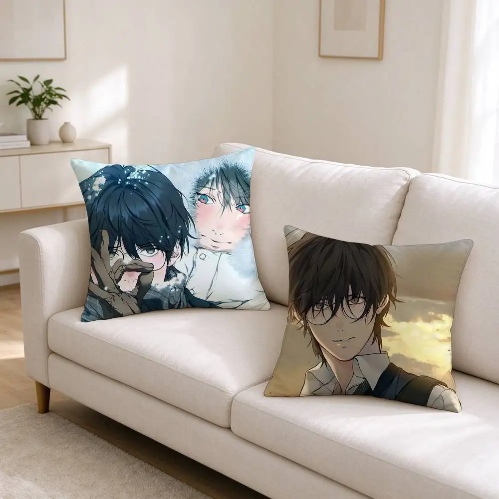 L-Lost In The Cloud Comic  Square Double-Sided printed Pillow Case Bedroom Bedside Pillow Sofa Cushion Cover