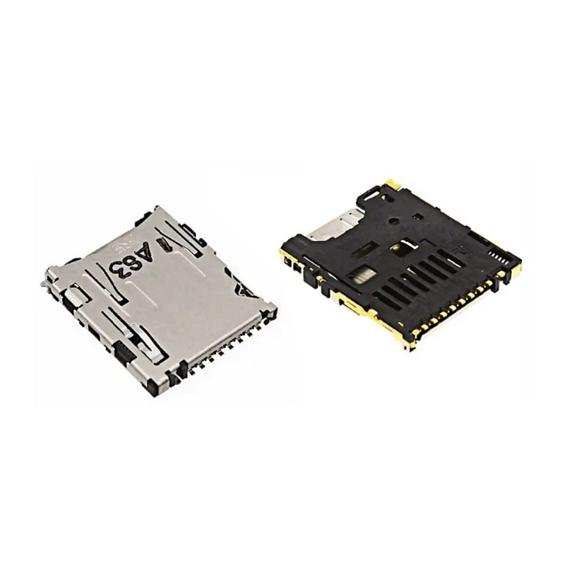 

1/5/10PCS DM3AT-SF-PEJM5 H R S micro SD external soldered memory card holder TF card slot 10P dual card points