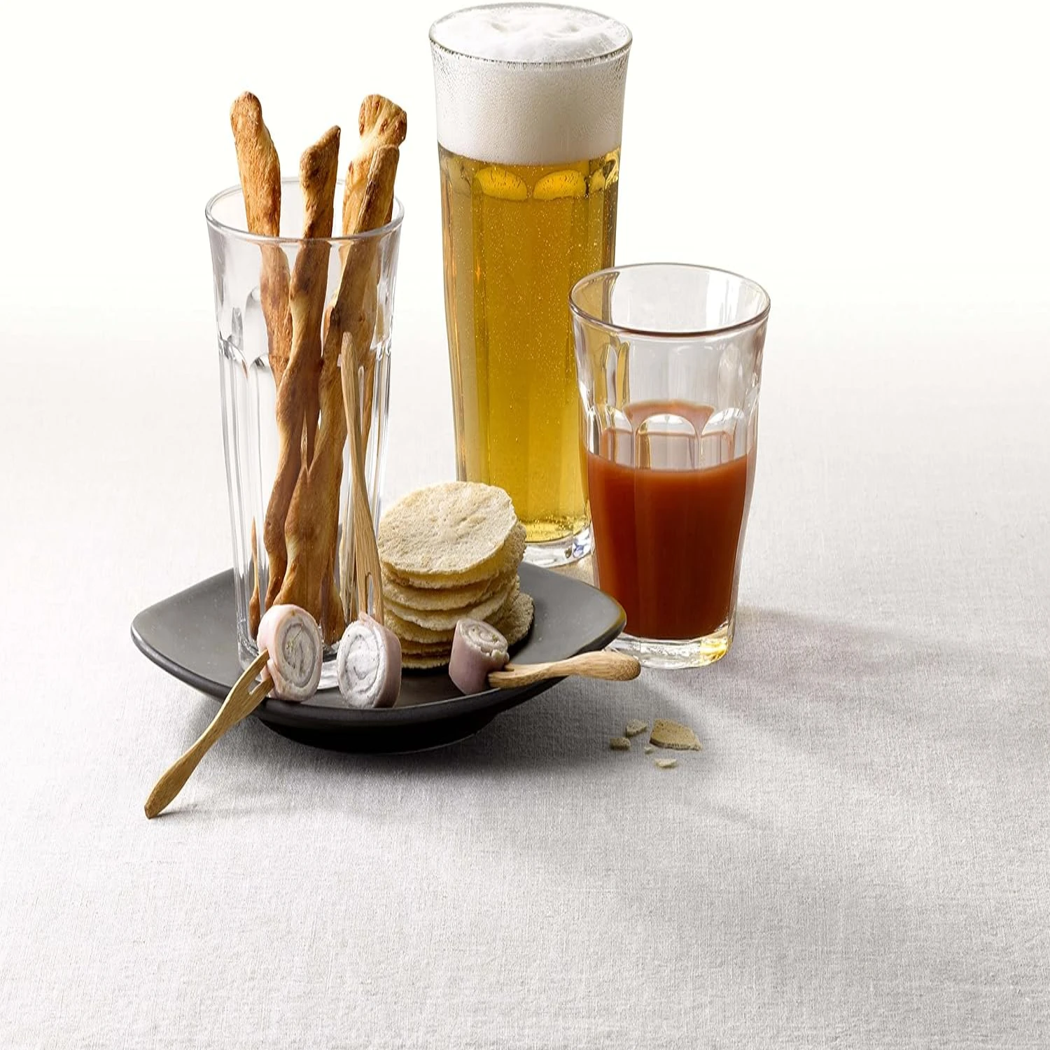 

Durable and Stylish Picardy Duralex Glasses for Your Home Bar and Kitchen - Set of 6 High-Quality Tempered Glass Tumblers, Dishw