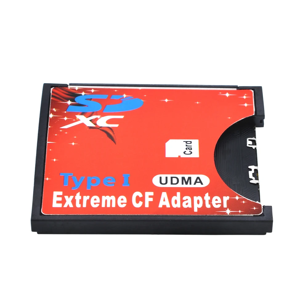 TISHRIC-SD إلى محول CF من النوع الأول ، محول CF المدقع ، قراء بطاقة الذاكرة ، SDHC ، SDXC ، محول بطاقة MMC ، قارئ بطاقة UDMA