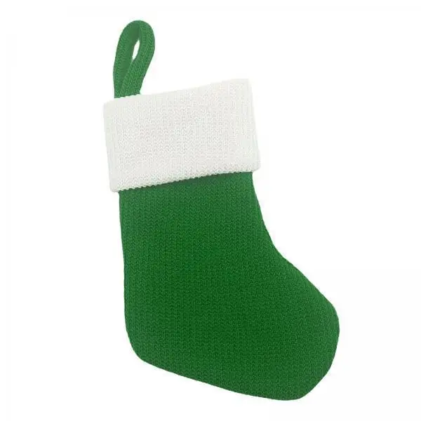 3x Christmas Stocking Candy Gift Bag Knit Christmas Stockings Xmas Hanging Stockings Christmas Decoration for Fireplace Festival