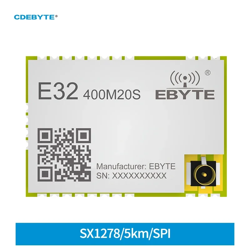 

SX1278 Беспроводной модуль LoRa 433/470 МГц E32-400M20S 5 км IPEX/антенна с отверстием для штампа SPI-интерфейс SMD LoRa модуль расширенного спектра