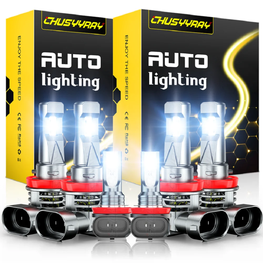 

XWQHJW Car lights For Nissan Altima SL Sedan 4-Door 2.5L 2007-2018 LED Headlight High Low Bulbs 4x Car accsesories