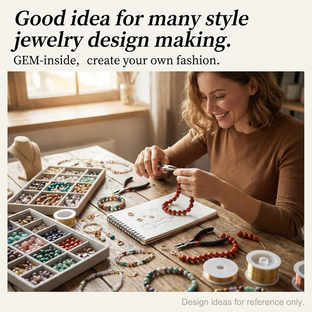 Round Red Jaspers Beads natural stone beads DIY loose beads for jewelry making Strand 15 Inch