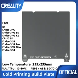 Creality Low Temperature Cold Printing Build Plate-235 * 235mm No Heating Required Double-Sided Printing for K1/Ender-3 V3 KE/SE