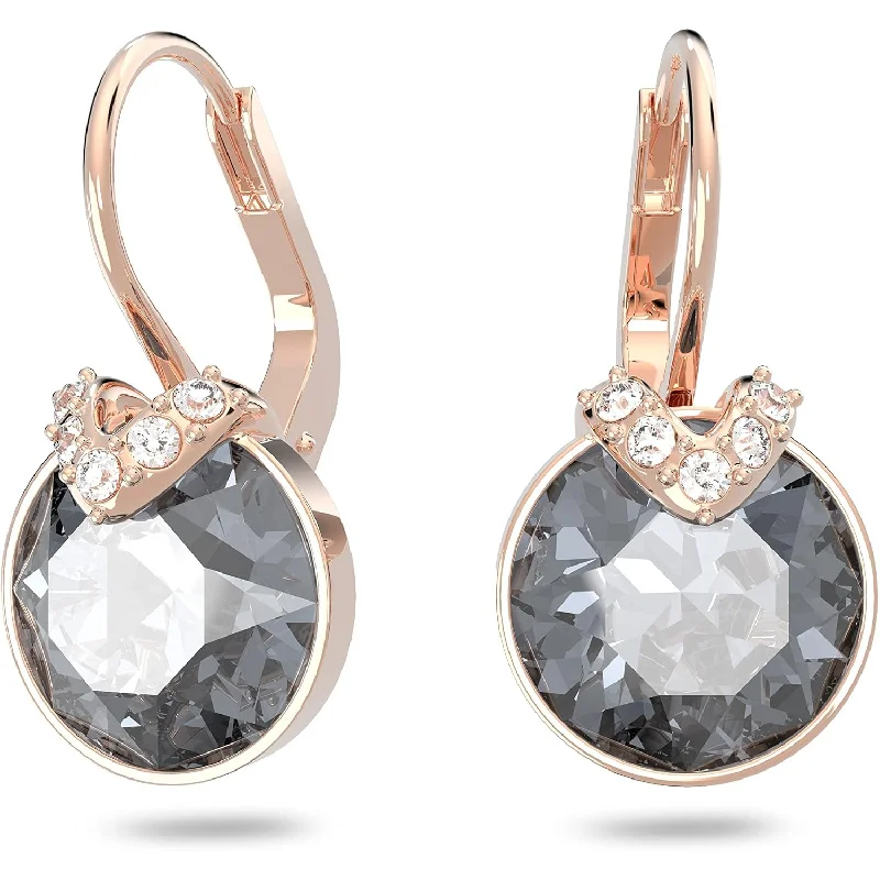 

Multi-Color Crystal Drop Earrings, Gold and Rose Gold Plated Dangle Jewelry, Women's Accessory for Christmas Birthday Gift