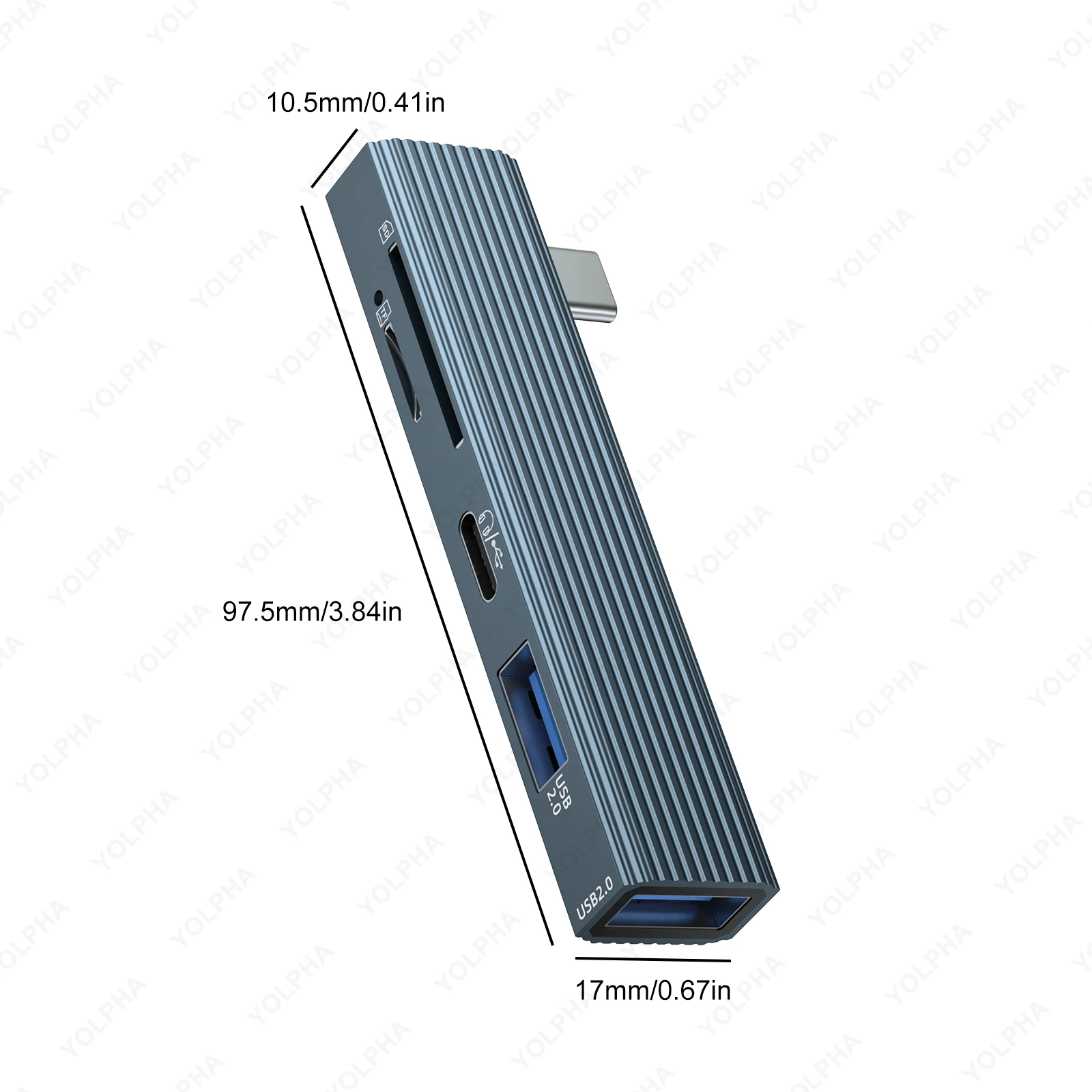 ตัวอ่านการ์ด USB HUB USB TF สำหรับแล็ปท็อป usbc TO Micro SD การ์ดหน่วยความจำ OTG อะแดปเตอร์หูฟังแจ็คสัญญาณเสียงสำหรับ MacBook MateBook