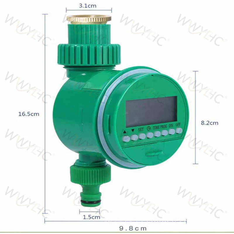 1Pc Electronic Digital Water Timer with Display Screen, Garden Irrigation Electric Valve Automatic Watering Controller