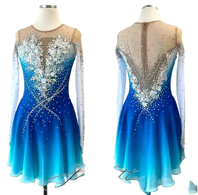 

Детская и женская художественная экзаменационная одежда для соревнований по фитнес-пятнам, одежда для выступлений, гимнастическая униформа для соревнований