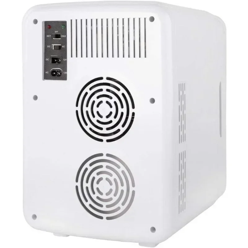 Mini Fridge for Bedroom - Car Desk and College Dorm - Portable Cooler and Warmer