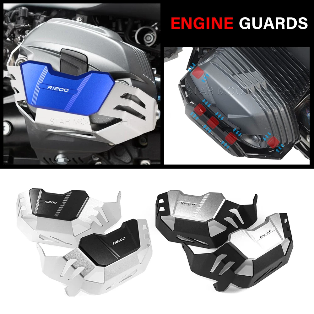 CNC Cylinder Guard For BMW R1200GS R 1200 GS Adventure R1200R 2010-2013 Engine Protector Cover R nine T R nineT RnineT R9T 2020