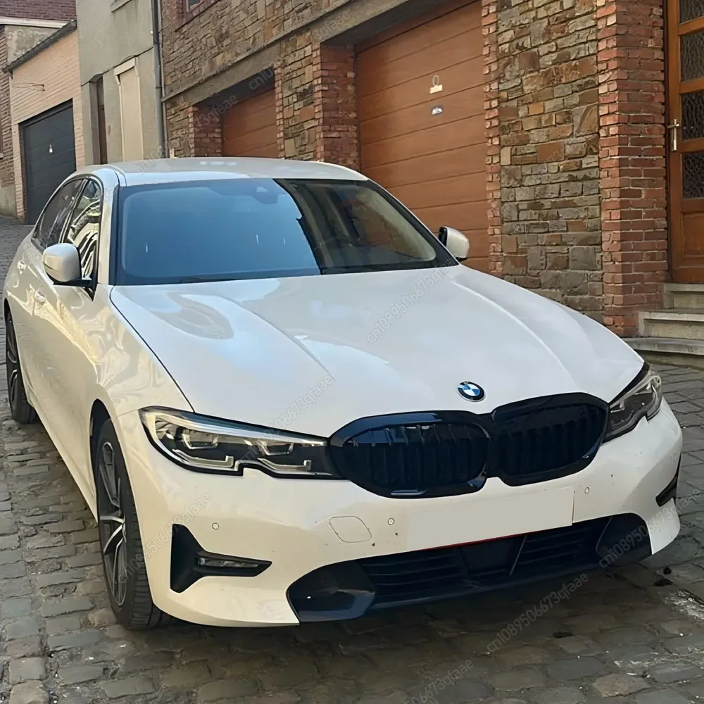 

For BMW 3 Series G20 G21 318i 320i 330i M340i 330d 2019-2022 Pre-LCI Car Front Bumper Grill Gloss Black ABS Bodykits Tuning