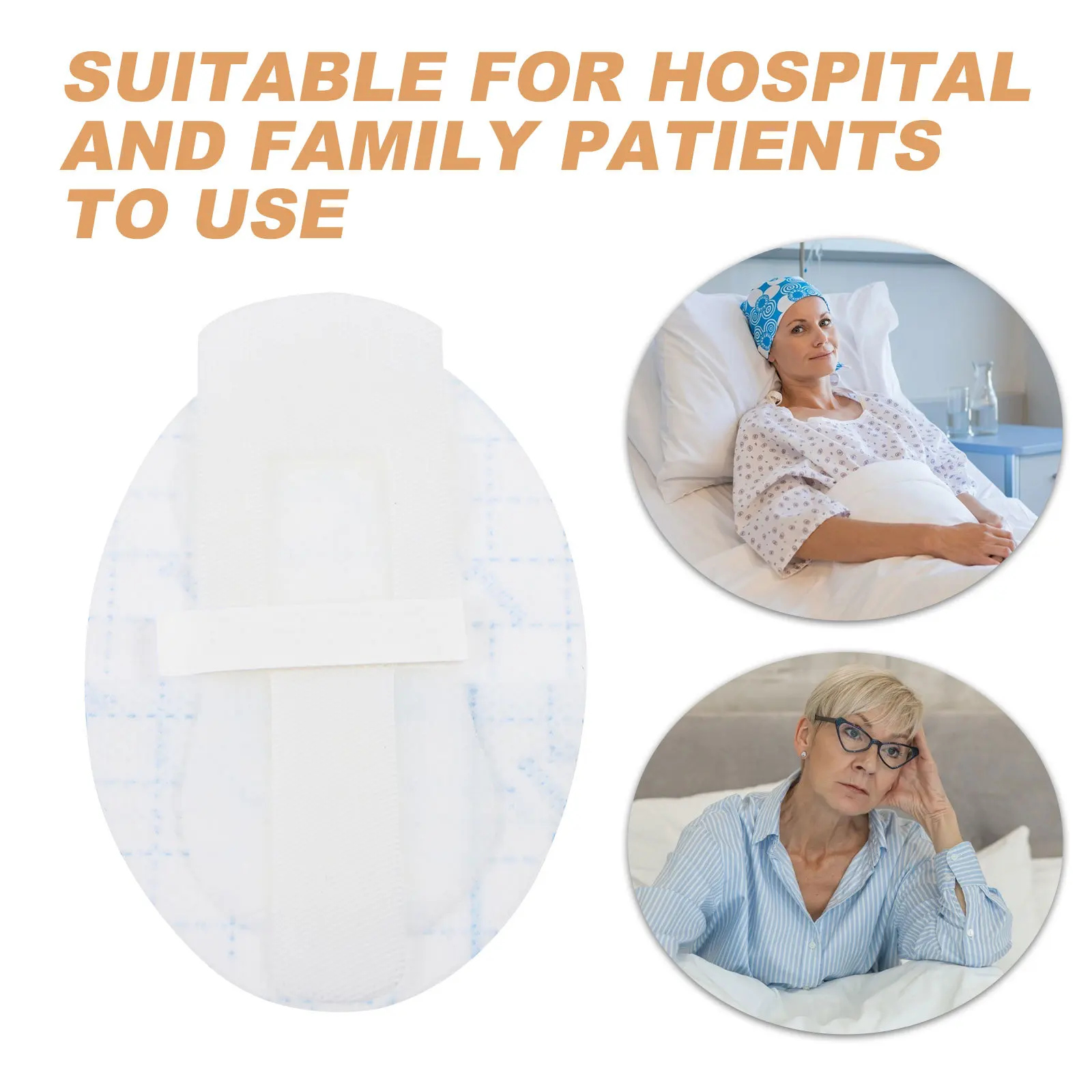 

6Pcs Catheter Fixing Stickers Breathable Holder Universal Urinary Tube Fixation Patches Non-Woven Comfortable Catheter Retainer