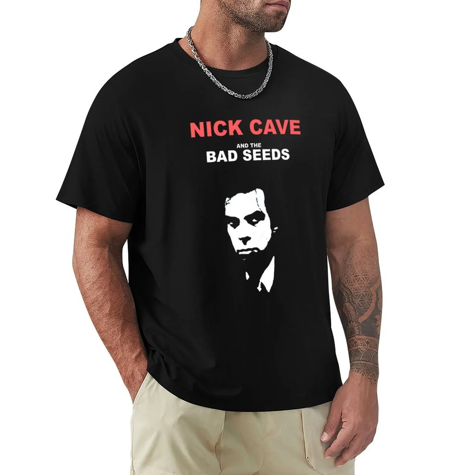 

Nick Cave And The Bad Seeds Classic Signature Music T-Shirt Personalized t-shirt blacks clothes t shirt for men