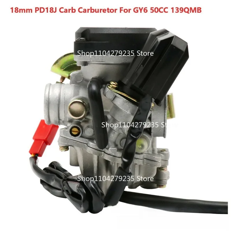 Motorcycle Carburetor Set PD18J 18mm Carburetor Suitable for Scooter Haomai GY6 50CC 60 80 139QMB 139QMA