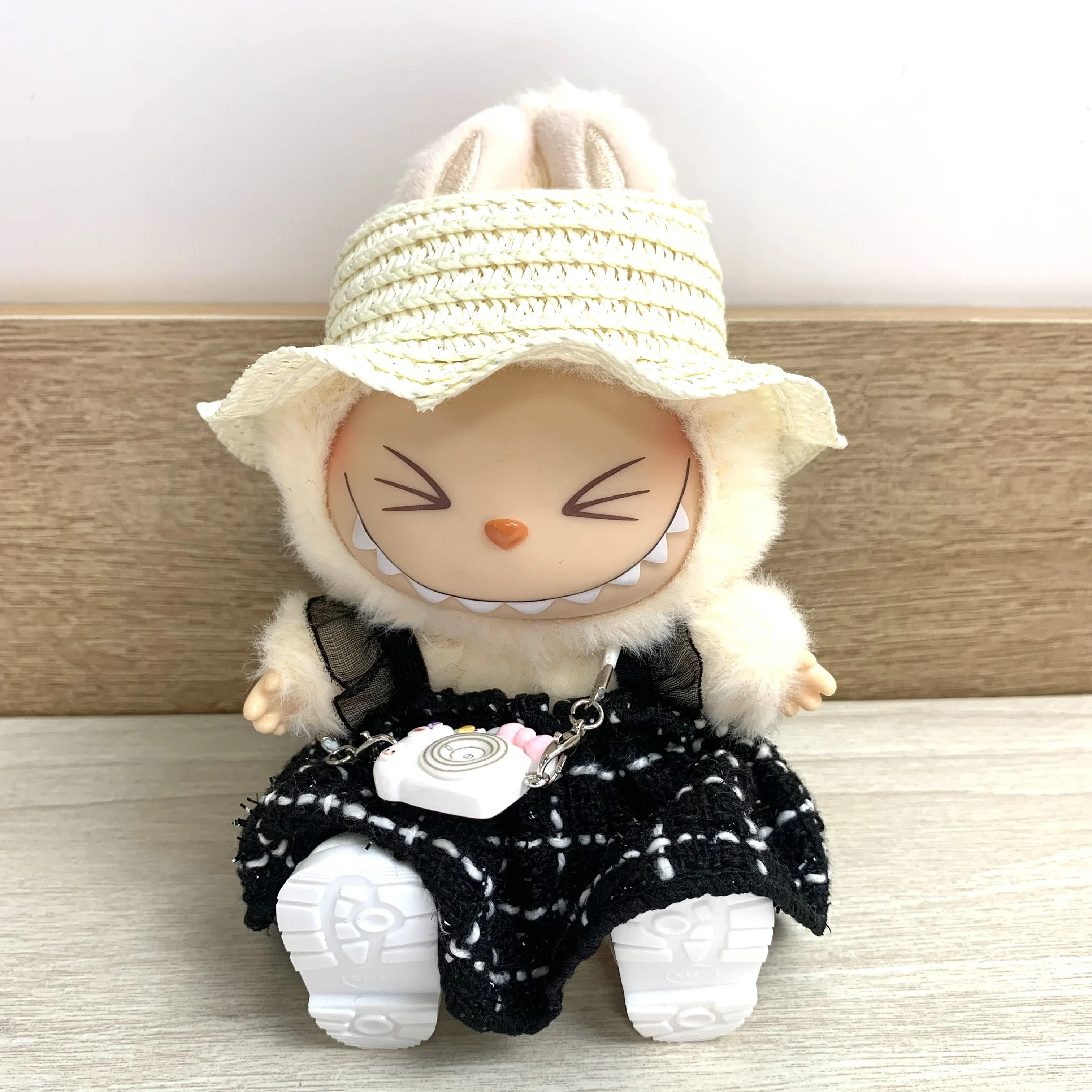 Одежда для куклы Labubu 17 см, наряд, платья, одежда для кукол, толстовки с капюшоном, аксессуары для кукол, милое украшение для labubu V1 V2