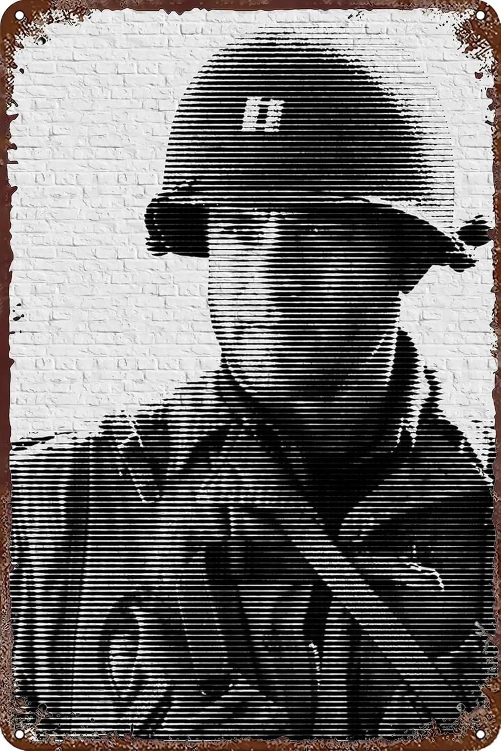 Tom Hanks Poster Spiel Retro Lustiges Metallschild Blattschilder Blechschild, Outdoor Home Wanddekoration