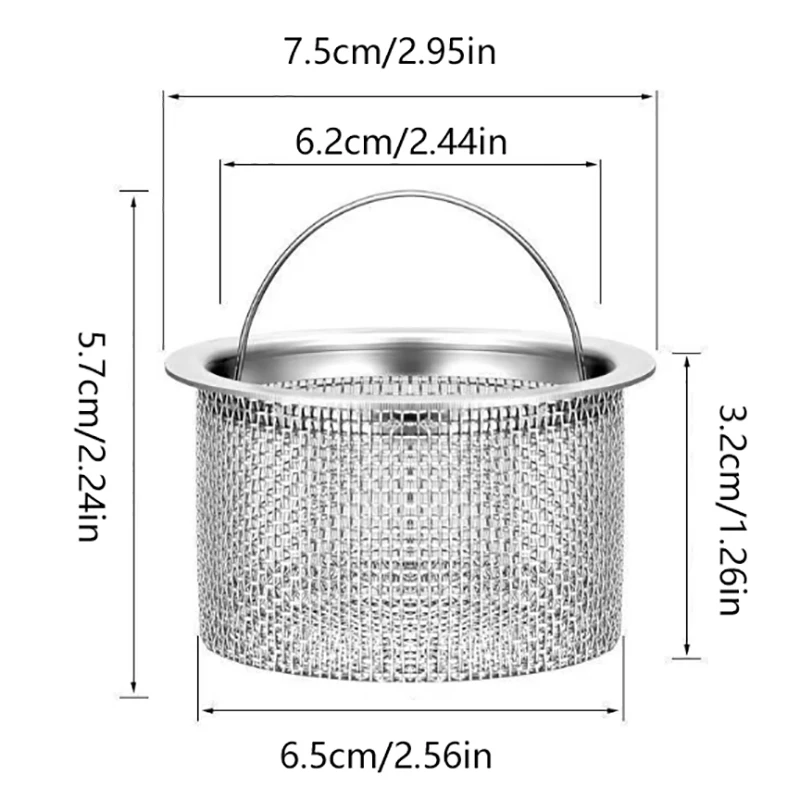 Wanna ze stali nierdzewnej wyłapywacz włosów korek odpływ prysznicowy filtr z uchwytem metalowe sitko do zlewu odpływ podłogowy do kuchni