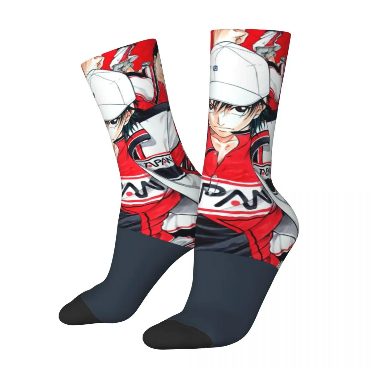 Hip Hop Retro Anime Funny Crazy Men's Socks Unisex Tennis Evolution Harajuku Seamless Printed Funny Novelty Happy Crew Sock