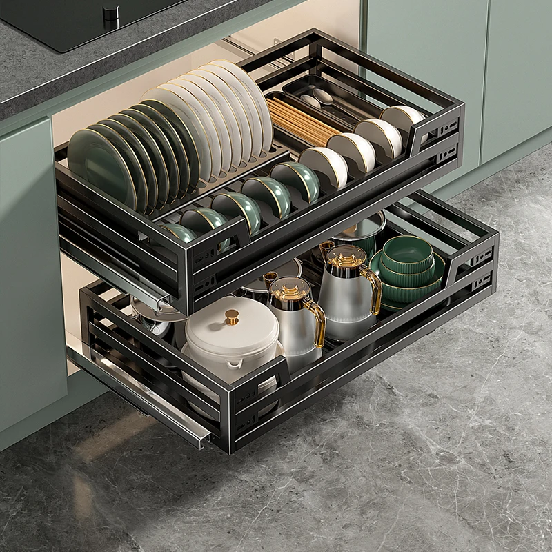 

Basket Kitchen Cabinet Drawer Basket Cabinet Kitchen Double Drawer Bowl Drawer