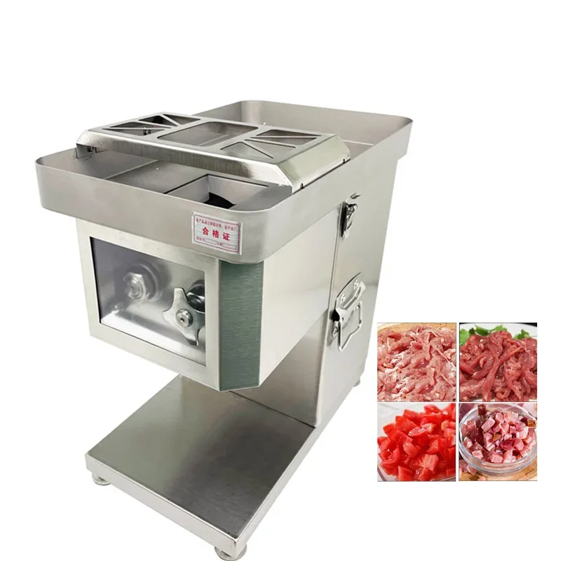 

Commercial Cutter Machine Electric Slicers Automatic Grinder Dicing Block Meat Slicing Machine Food Processor
