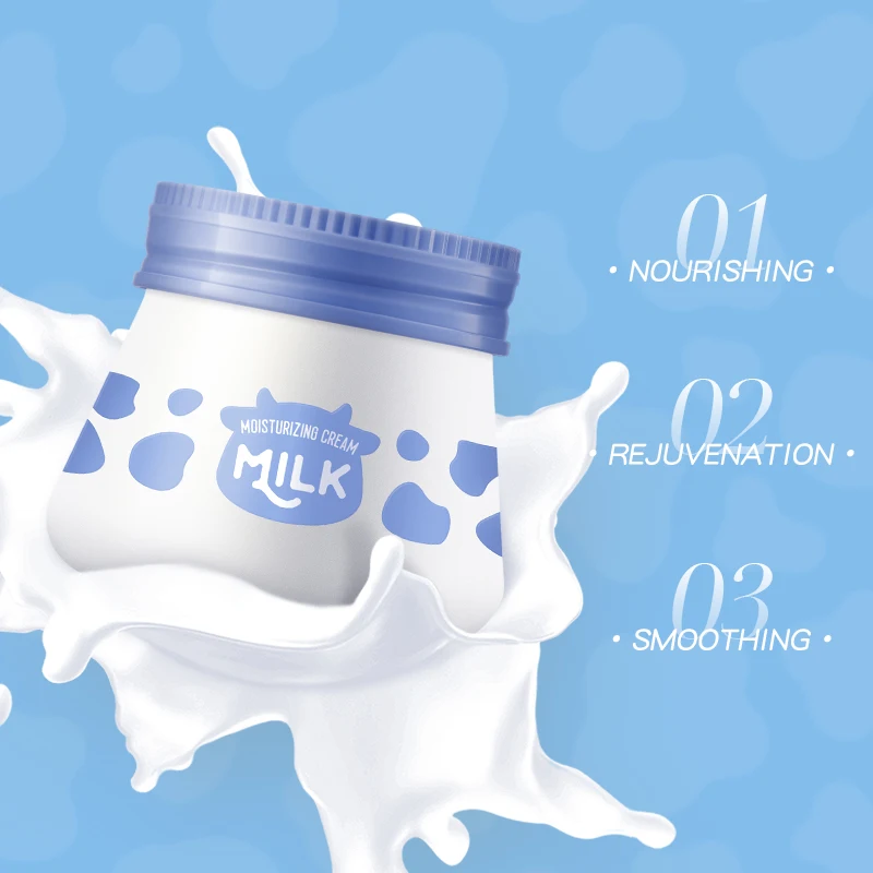 LAIKOU Milk Brightening Tone‑Up Face Cream 55g, Deeply Moisturizing Facial Lotion, Balance Skin Tone Instant Radiant Flawless