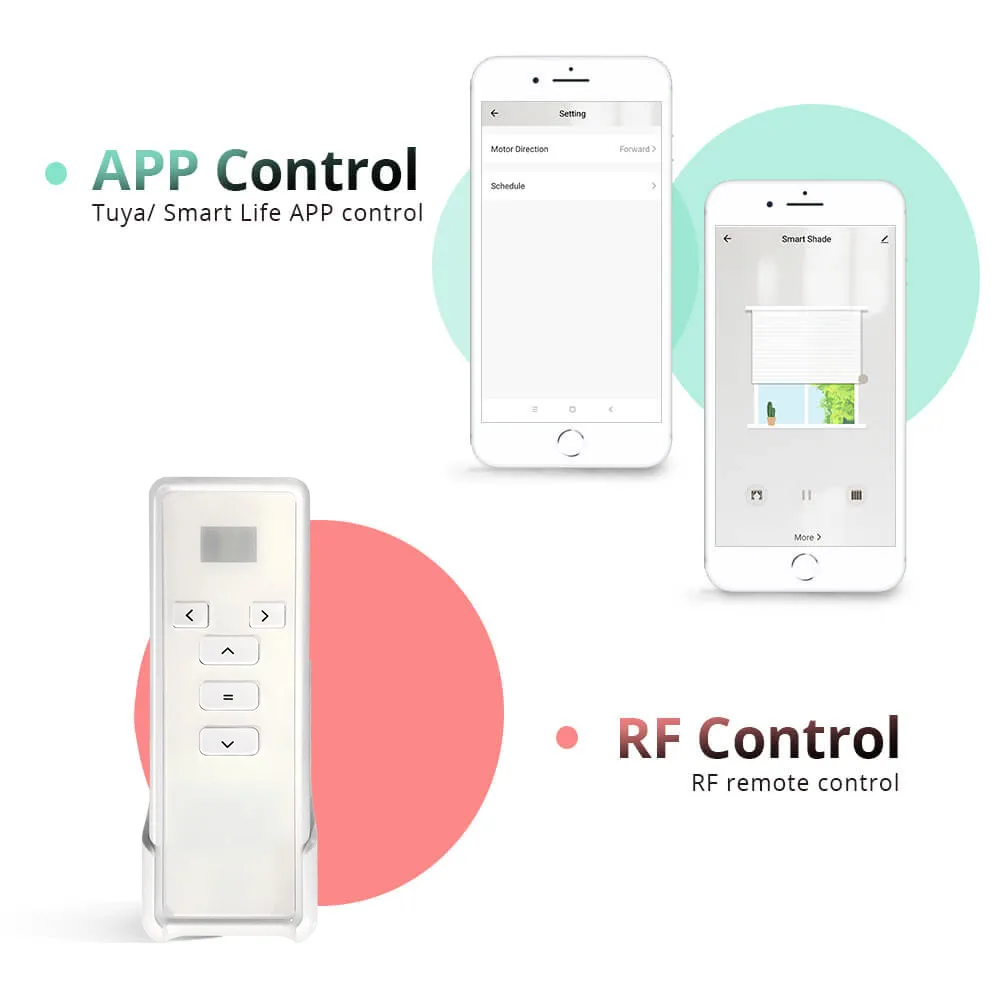 Blindsmart-Motor de persiana Tuya Zigbee, cortina de panal romana de aluminio, Alexa, Google Home, Control inteligente