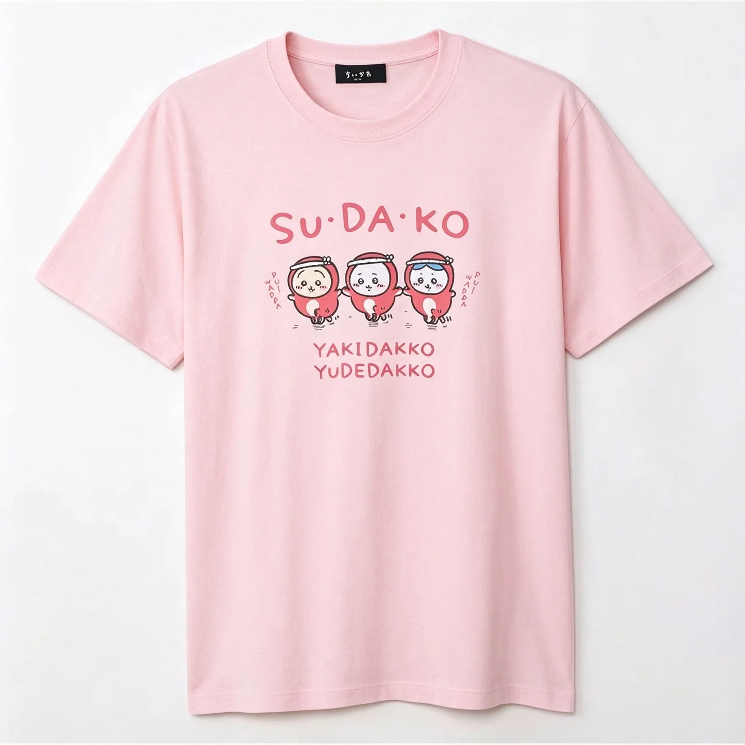 2026 Chiikawa Octopus Burning Style Summer Parent Child Pure Cotton T-shirt Comfortable, Breathable, High Quality Ins Y2k