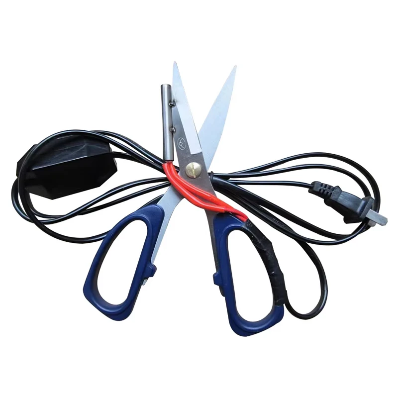 Imagem -06 - Tesoura Eletrotérmica de Temperatura Ajustável Aquecimento Tailor Shears Faca para Cortina de Roupas e Tecidos Não Tecidos 220v