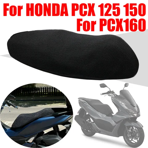 혼다 PCX 150 160 125 PCX160 PCX150 PCX125 오토바이 액세서리 통기성 메쉬 시트 쿠션 커버 보호대 시트 커버