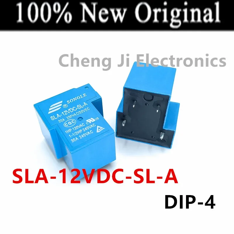 

10PCS/LOT SLA-24VDC-SL-A 、SLA-12VDC-SL-A 、SLA-05VDC-SL-A 、SLA-48VDC-SL-A DIP-4 30A New Original Power Relay