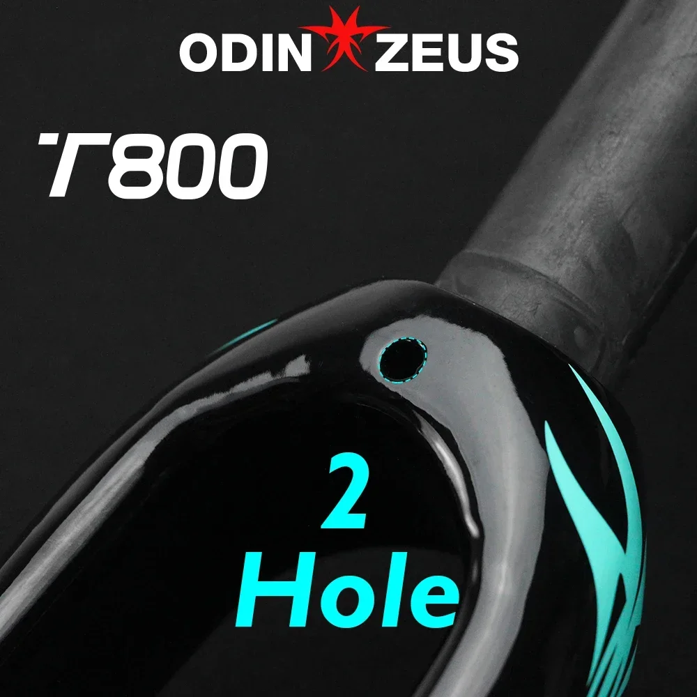 ODINZUES-Carbon Fiber Folding Bike Fork, BMX Fork, V Brake, Cycling Parts, 3K Glossy Bike, 28.6mm, 14- 22 Inch