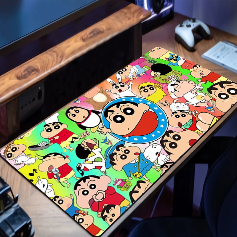 Anime C-crayon Shin-chan Mouse Pad Gamer Tastiera Pad Scrivania Mouse Zerbino Tappeto di Gomma Tapis Souris Gaming Notbook PC Mousepad