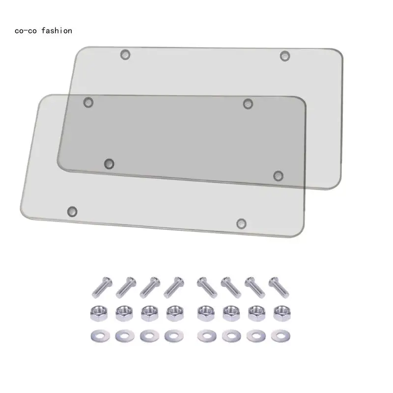 517B 2x Clear Reflective Anti-Speed Red Light Toll Camera Stopper