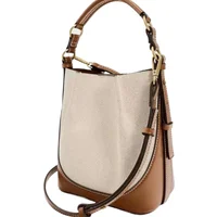 2025 Women's Large Capacity Bucket Bag with Wide Shoulder Strap Single Shoulder Handbag Drawstring Handheld Crossbody Bag - Image 4
