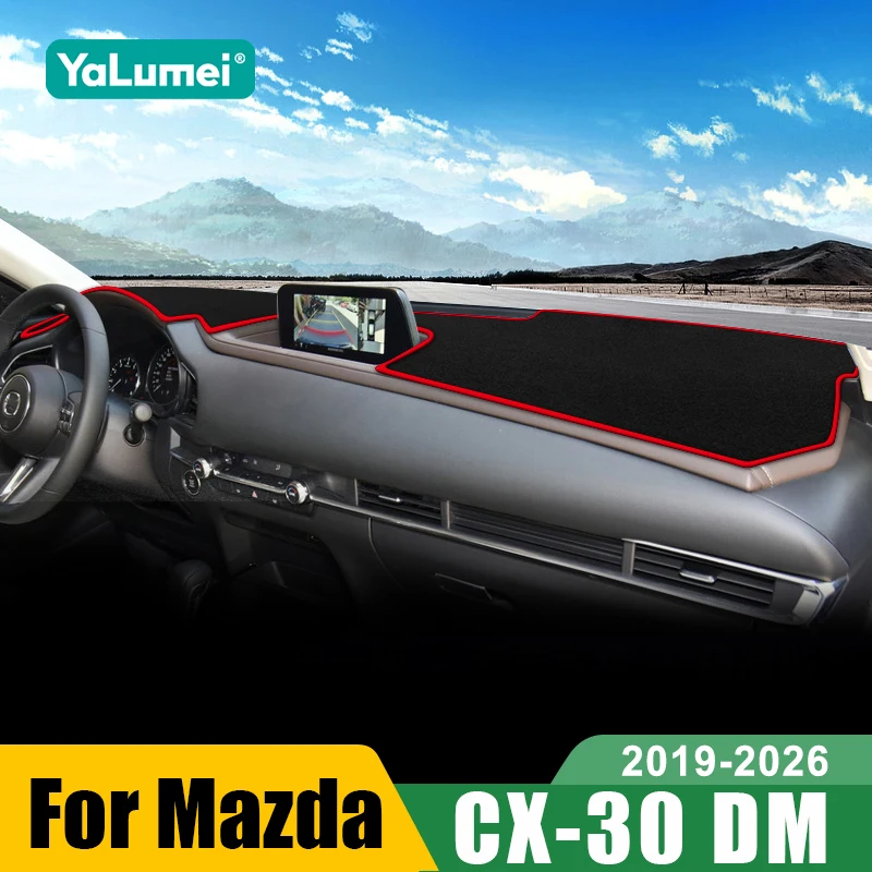 Für Mazda CX-30 CX30 DM 2019 - 2021 2022 2023 2024 2025 2026 Auto Armaturenbrett Sonnenschutzabdeckung Instrumententafel Rutschfestes Zubehör