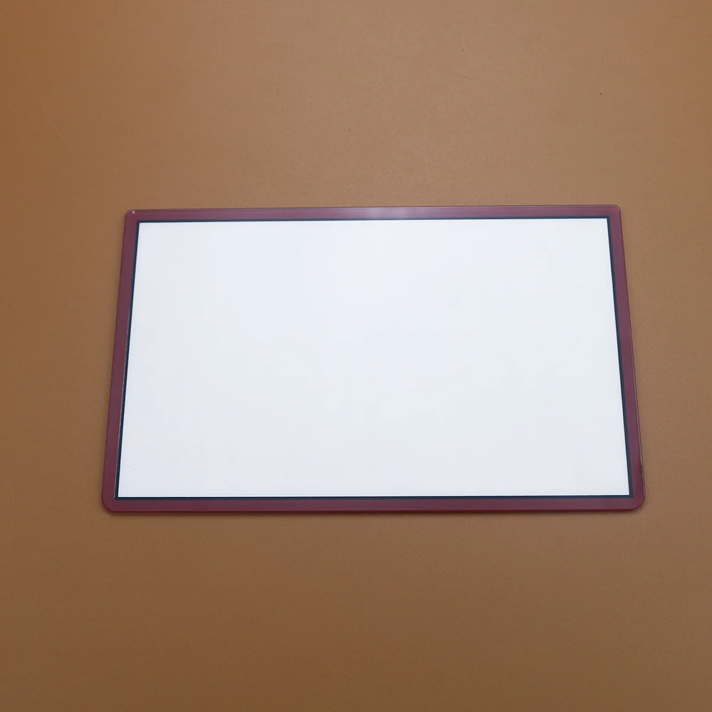 1 Stück Ersatz-Oberer Frontbildschirmrahmen Linsenabdeckung LCD-Bildschirm für 3DS XL LL New 3DSXL 3DSLL Kunststoff- & Glaslinse