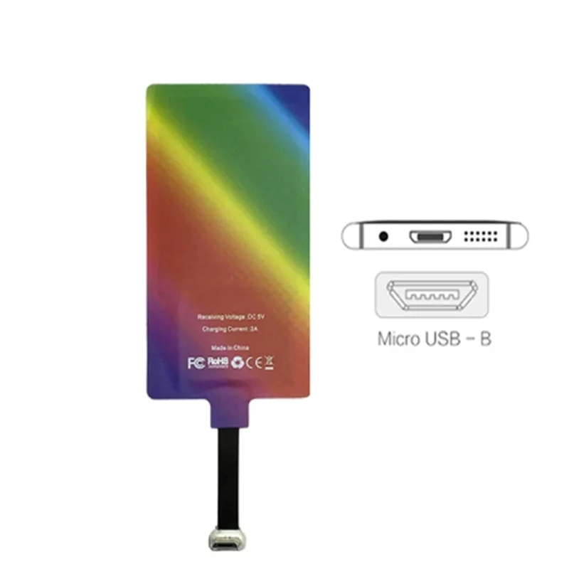 B03B-10W 5V 2A Wireless Charging Receiver Module Universal Port For Android Qtandard Durable Easy Install Easy To Use (MICRO-B)