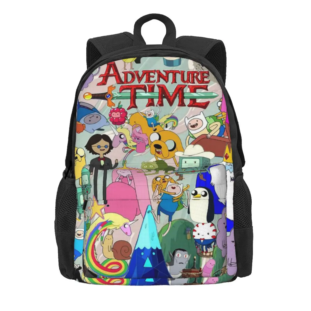 

AdventureTime Cartoon Game Backpack Daypack Large Capacity Boys Girls BookBag School Bag Shoulder Bags for Men Women