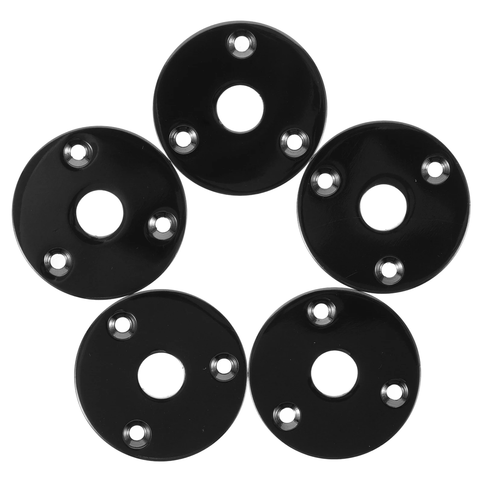 

5Pcs Guitar Jack Plate Metal Easy to Install and Store Perfect Helper for Guitarists Accessories Guitar Output Jack Plate
