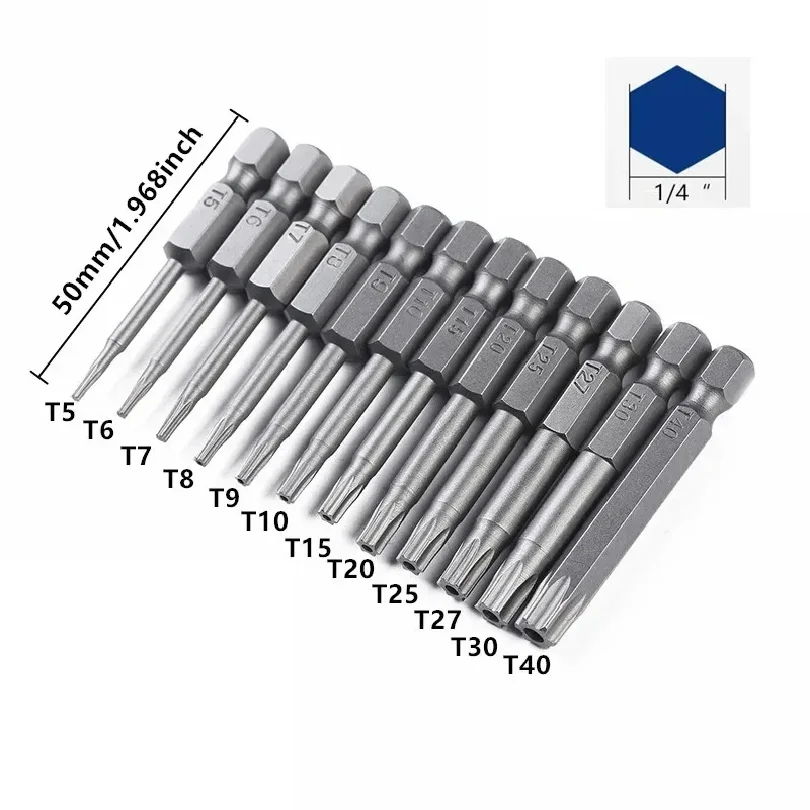 12pcs 50mm 1/4