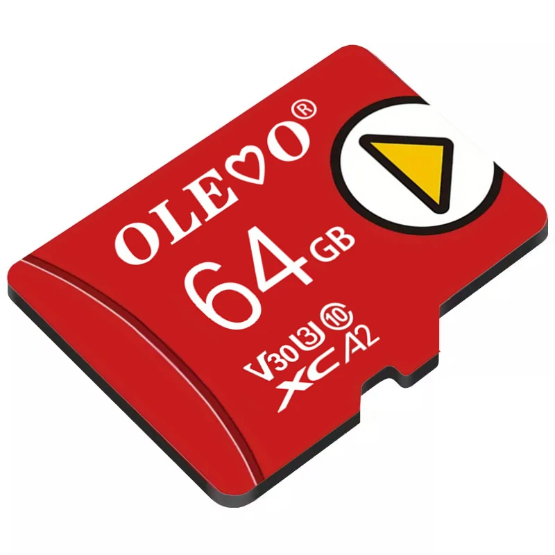 بطاقة ذاكرة SD صغيرة عالية السرعة U3 64GB V30 C10 بطاقات Micro TF للهاتف اللوحي والكاميرا #2