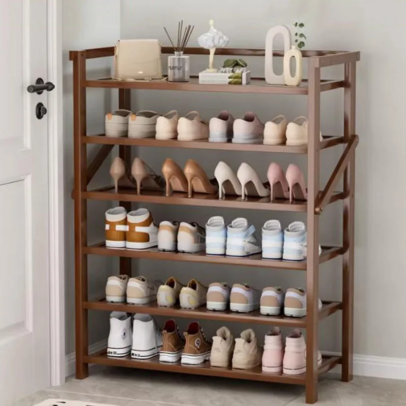 Multi-layer Shoe Rack Home Door Rental Room Space-saving Shoe Cabinet Folding Storage Rack