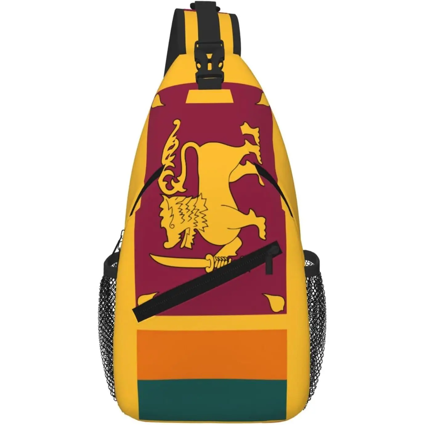 

Маленький рюкзак на слинге с принтом флага, сумка через плечо, нагрудная сумка, рюкзак, поясная сумка для улицы, многоразовый, многоцелевой