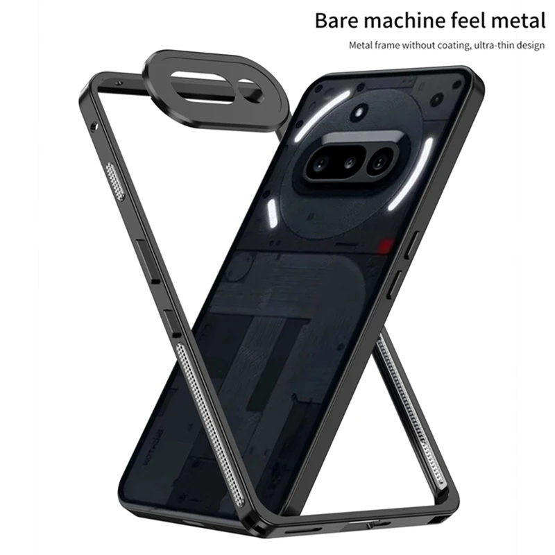 

Чехол для телефона Nothing 3a Pro Phone3 3A с охлаждающим алюминиевым сплавом и металлической рамкой, средняя рамка с защитной оболочкой для камеры